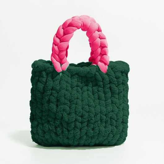 Bolsa Bucket Tejida a Mano para Mujer - Image 4