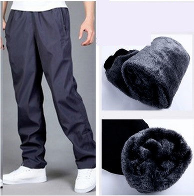 Pantalones Deportivos Impermeables con Forro Polar para Hombre - Image 3