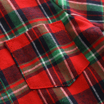 Camisa Cuadrille Clásica Gentleman con Pechera - Estilo Europeo - Image 4