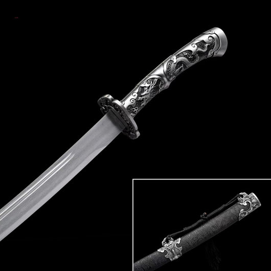 Dao Xiuchun de Acero Manganeso - Espada de Hoja Verde para Cine y Práctica - Image 7
