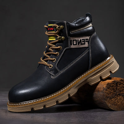 Botas de Trabajo Estilo Británico Caña Media para Hombre - Image 5