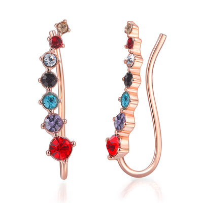 Aretes de Zirconia Colgante en Estilo Simple - Image 9