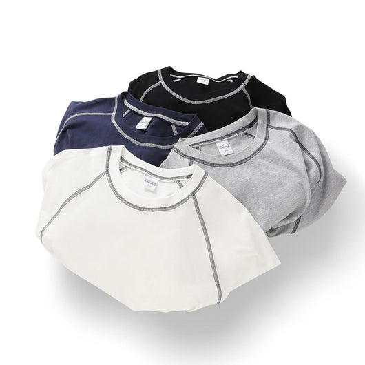 Playera Raglan Hombre con Costuras Decorativas y Cuello Redondo - Image 3