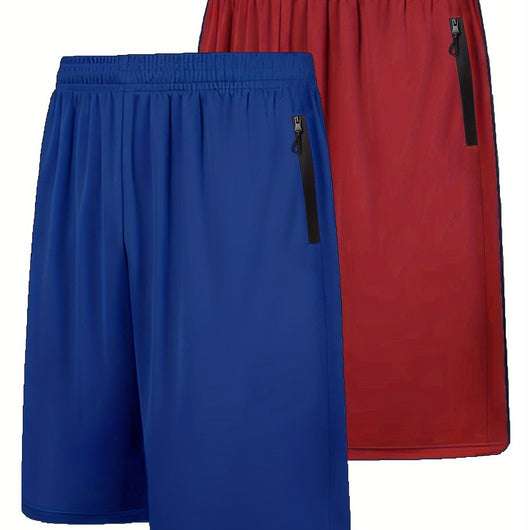 Pack 2 Shorts Deportivos Hombre Secado Rápido con Cintura Elástica - Image 14