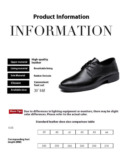 Zapatos Formales de Cuero para Hombre Tallas Grandes - Image 7
