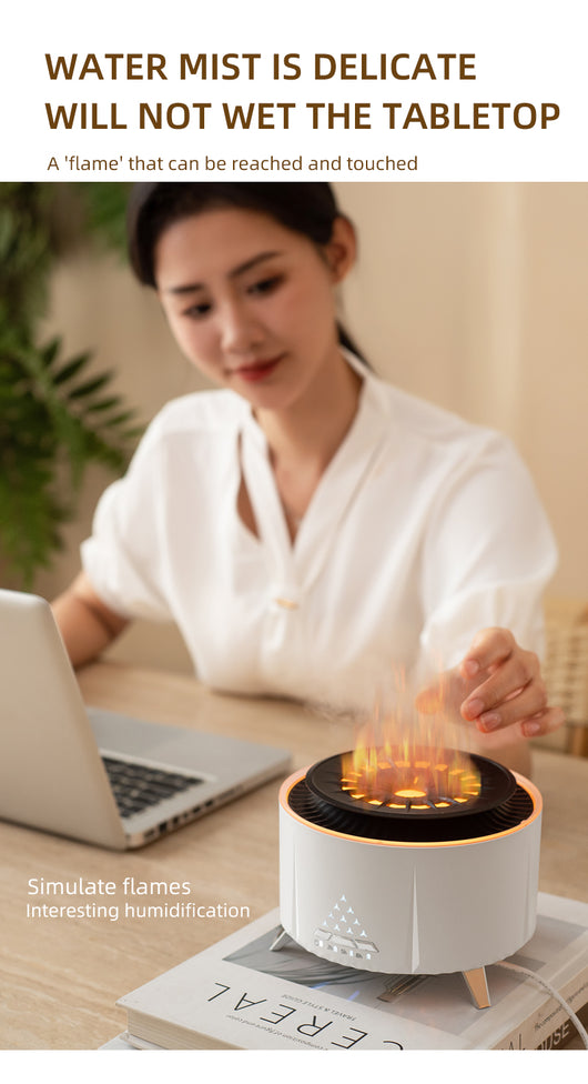 Difusor de Aroma Inteligente Portátil con Llama Simulada y Tecnología Ultrasónica - Image 19