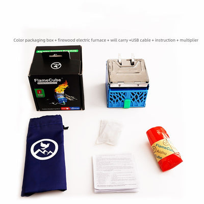 Estufa Portátil de Campaña Plegable - Generador de Fuego para Acampar - Image 7