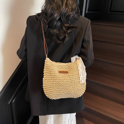 Bolsa Mensajera Tejida Calada para Mujer - Multiusos - Image 3