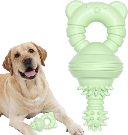 Juguete Masticable de Goma para Limpiar Dientes - Mordedor Resistente para Perros Grandes