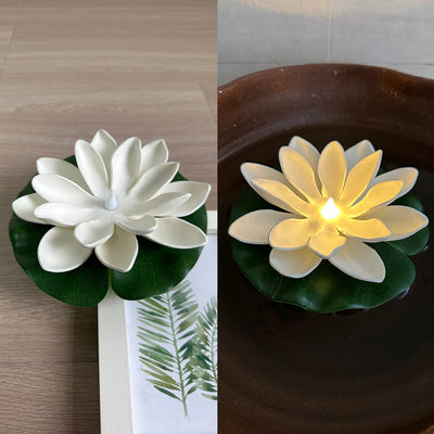 Lámpara Nocturna LED Flotante con Loto Acuático e Inducción por Movimiento - Image 16