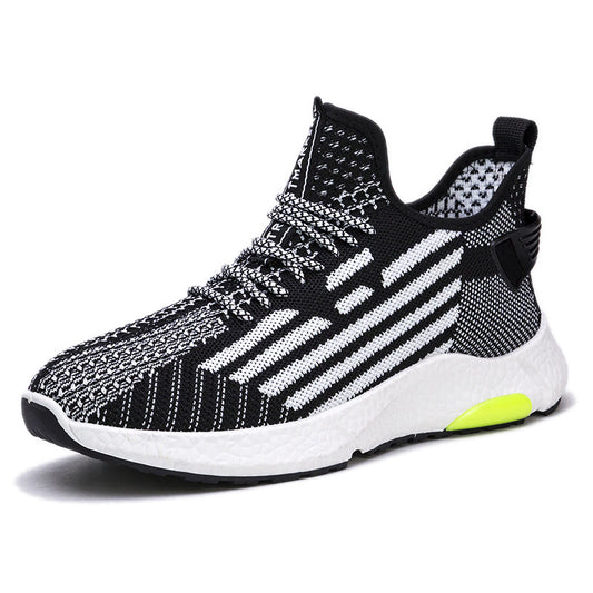 Zapatillas Deportivas Tejidas Transpirables para Correr - Sneakers Modernos para Hombre