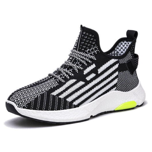 Zapatillas Deportivas Tejidas Transpirables para Correr - Sneakers Modernos para Hombre