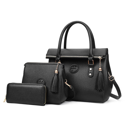 Bolso Étnico Bandolera Tres Piezas con Borlas para Mamá - Image 11