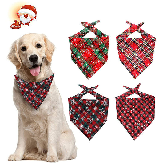 Pañoleta Escocesa Doble Capa de Algodón para Gatos y Perros - Image 11