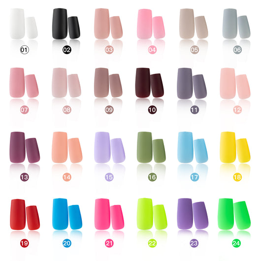 Uñas Postizas Ballet con Adhesivos - Protección y Elegancia - Image 25
