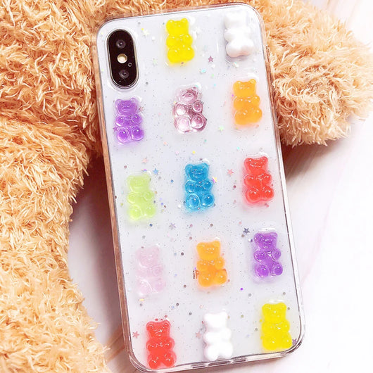 Funda Protectora Ositos Candy para iPhone 7 8 Plus - Carcasa Suave de Epoxi - Image 6