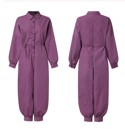 Pantalón Casual Retro para Mujer con Botones - Image 11