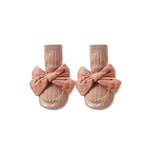 Zapatos de Suela de Cuero para Bebé + Calcetines Tubo Otoño - Image 10
