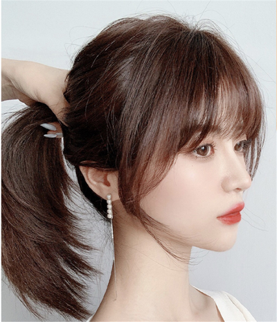 Peluca de Cabello Natural con Flequillo 3D Air - Efecto Voluminoso - Image 6