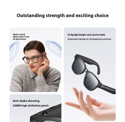 Gafas Inteligentes de Traducción AI con Bluetooth y Cámara Inalámbrica - Image 9
