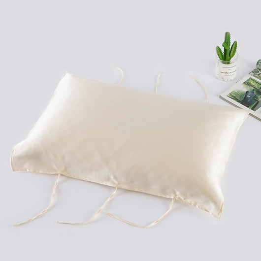 Funda de Almohada de Seda Pura Liso - Cuidado Capilar Premium - Image 2