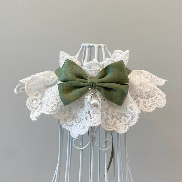 Collar Decorativo para Gatos con Moño y Campana