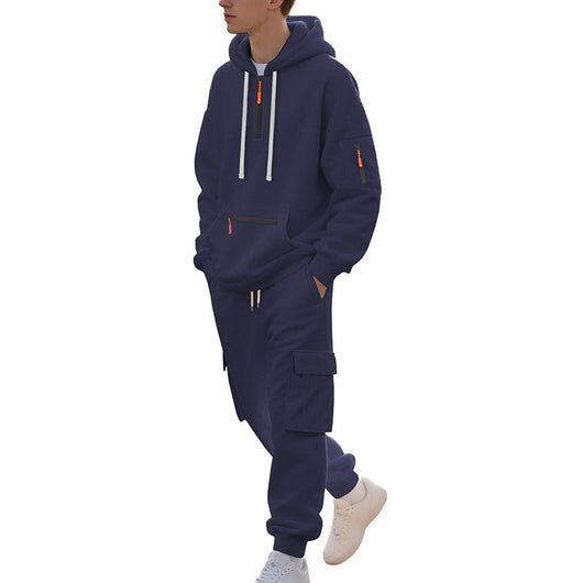 Conjunto de Trabajo Deportivo Holgado para Hombre con Múltiples Bolsillos - Image 16
