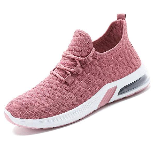 Zapatillas Deportivas Tejidas con Suela Suave y Cordones