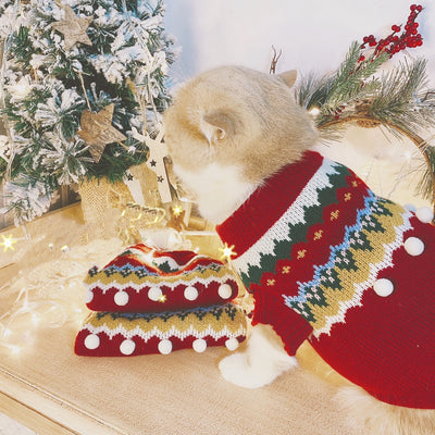 Ropa Navideña para Gatos: Abrigo Festivo y Cálido para Invierno - Image 10