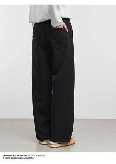 Pantalones de Sudadera Rectos Otoño-Invierno Diseño Ancho y Suelto - Image 13
