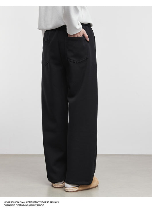 Pantalones de Sudadera Rectos Otoño-Invierno Diseño Ancho y Suelto - Image 13