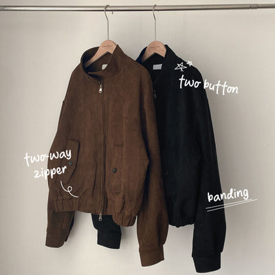 Abrigo Retro de Ante Cálido con Doble Cierre - Perfecto para Otoño Invierno - Image 25