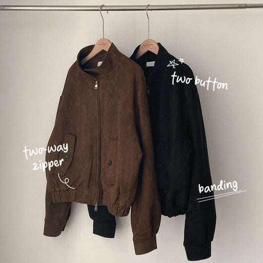 Abrigo Retro de Ante Cálido con Doble Cierre - Perfecto para Otoño Invierno - Image 25