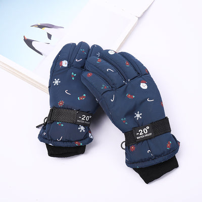 Guantes de Esquí Infantiles Térmicos con Forro Polar y Dedos Protegidos - Image 10