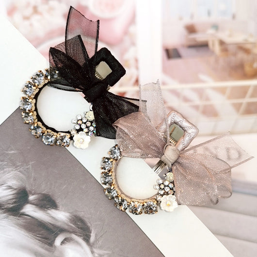 Pasador de Mariposa con Malla de Encaje - Accesorio de Cabello Elegante Metal - Image 17