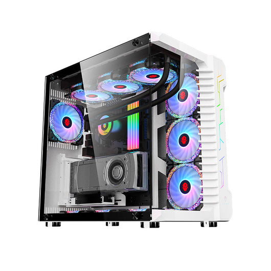 Gabinete Gamer de Cristal Templado con Refrigeración Líquida Forma Triangular - Image 4