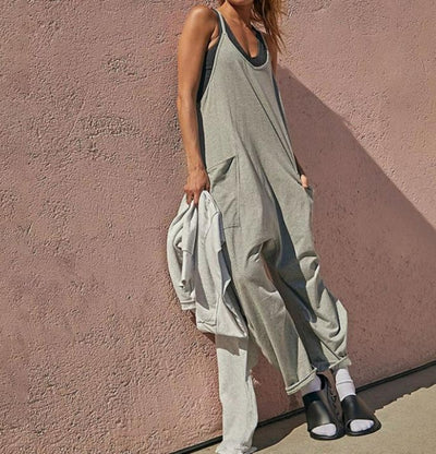 Jumpsuit Elegante de Mujer Cuello V con Bolsillos - Image 17