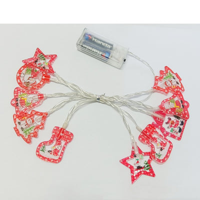 Cadena de Luces LED Multiusos - Árbol de Navidad, Muñeco de Nieve y Decoración Temática - Image 30