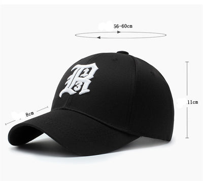 Gorra de Béisbol Coreana con Bordado de Letras - Image 4