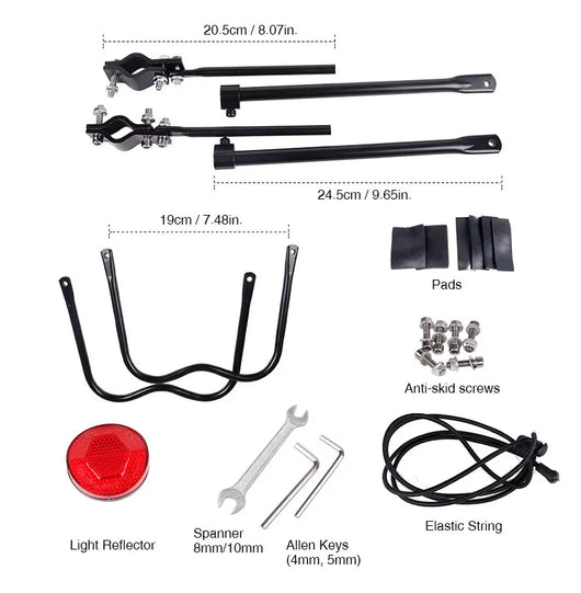 Portaequipajes Trasero de Aluminio para Bicicleta - Image 10
