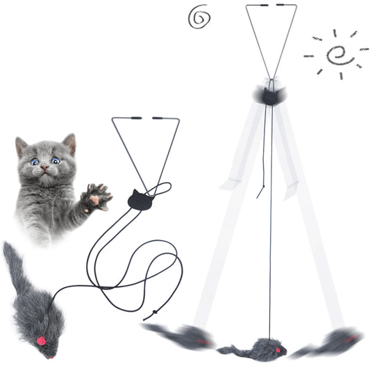Juguete Interactivo Colgante para Gatos y Mascotas Pequeñas