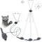 Brinquedo Interativo Pendente para Gatos e Pequenos Animais de Estimação
