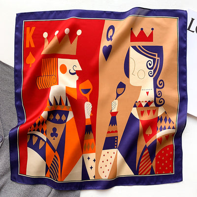 Pañuelo de Seda Cuadrado para Primavera y Otoño - Image 10