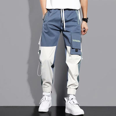 Pantalones Casuales Slim con Cordón Ajustable y Costuras Reforzadas - Image 3