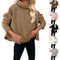 Abrigo Suelto de Lana Polar para Mujer - Otoño e Invierno