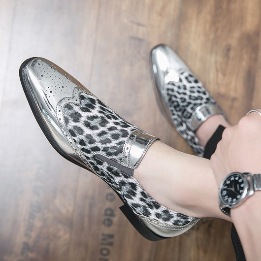 Zapatos de Cuero Brillante Punta Aguda para Hombre - Estilo Ejecutivo - Image 3