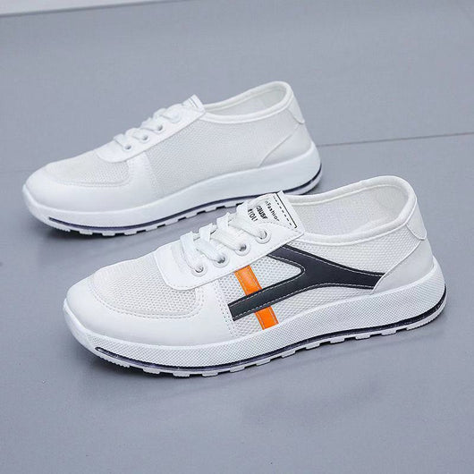 Zapatos Blancos Deportivos con Malla Transpirable - Image 5