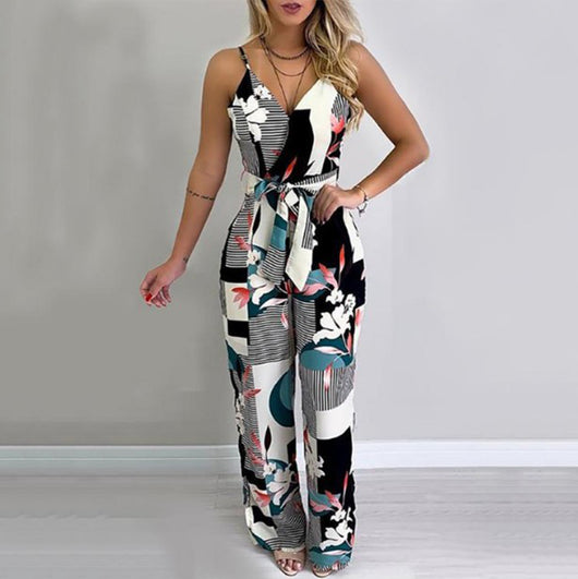 Jumpsuit de Pierna Ancha con Tirantes Ajustables - Image 10