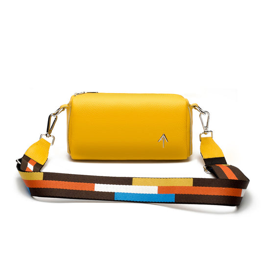 Bolso Mensajero de Cuero con Detalles en Contraste - Diseño Minimalista - Image 2