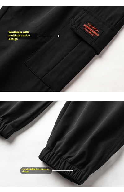Pantalones de Trabajo Resistentes con Bolsillos Múltiples y Cintura Elástica - Image 15